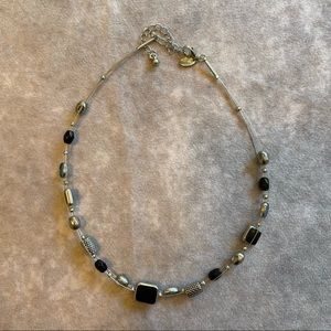 Lia Sophia Beaded Illusion Floating Necklace